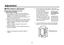 Page 53- 53 -
White balance adjustment
  Automatic white balance control
(AWB: AWB A/AWB B)
   When “AWB A” or “AWB B” has been selected as 
the white balance setting on the Color Set sub menu 
(pages 62, 70), two sets of color temperature 
conditions can be preset (stored in the memory): one 
set for A and another set for B.
   When the camera is going to be used under the same 
conditions, you may operate the camera properly by 
simply changing the white balance mode to either 
AWB A or AWB B.
There is no...