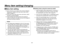 Page 60- 60 -
Menu item setting/changing
Menu item setting
  Each of the four use modes of the camera (Halogen, 
Fluorescent, Outdoor and User) has a main menu. 
(Refer to page 61.)
   Each item of the main menu has a sub menu, which 
consists of several settings.
   These settings have been preset to the optimum 
values to suit each use mode, and can be changed to 
suit actual shooting conditions.
  The setting items displayed on the G/L Set screen 
and the Other Set 2 screen apply to all the scenes. 
No...