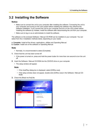 Page 173.2InstallingtheSoftware
Notice 