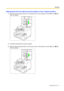 Page 37Adjusting the left and right document guides to their original position1.Slide the document guides selector in the direction shown in the illustration until the 
 (A ) and  (B )
marks are aligned.
2. Completely spread apart the document guides.
3. Slide the document guides selector in the direction shown in the illustration until the 
 (A ) and  (B )
marks are aligned.
Operating Manual37
Operation  12   12  