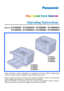 Page 1Model No. KV-S2025C / KV-S2025CU / KV-S2026C / KV-S2026CU
KV-S2045C / KV-S2045CU / KV-S2046C / KV-S2046CU
KV-S2025C
KV-S2025CU
KV-S2026C
KV-S2026CU
KV-S2045C
KV-S2045CU
KV-S2046C
KV-S2046CU
These instructions contain information on operating the scanner. Before reading these
instructions, please read the installation manual enclosed with this unit.
Please carefully read these instructions, the enclosed installation manual and maintenance
manual. Keep all documentation in a safe place for future...