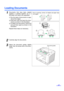 Page 1717
Loading Documents
1Documents that have been stapled
together or stacked together (as in a
file folder) will need to be separated.
1Fan the stack of documents to sepa-
rate all the edges.
2Hold both ends and bend the docu-
ments as shown in the illustration.
3To flatten the documents, hold firmly
and pull them apart as shown in the
illustration.
Repeat these steps as necessary.
2Carefully align the documents.
3Adjust the document guides slightly
larger than the actual size of the docu-
ments.
1
23...