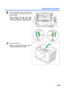 Page 29Replacing Consumables
29
6Push up the green levers at both ends
in the direction of the arrows until they
click into place.
≥After installing the paper feed roller
module, confirm that the feed rollers
can be moved lightly in vertical direction.
7Close the ADF door.
≥When you close the ADF door, close it
securely until the door is locked. 