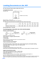 Page 1414
Loading Documents on the ADF
ADF (Auto Document Feeder) enables multiple sheet scanning.
Acceptable documents
Document size:
Paper thickness: 40–127 g/m
2
Maximum number of sheets loadable on the hopper tray
The height of the document should not exceed the limit mark on the document guide.
Recommendable paper: Plain paper
The following types of documents  may not be scanned properly.
≥Broken or notched documents
≥ Curled, wrinkled or folded documents
≥ Perforated or punched documents
≥ Not rectangular...