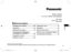 Page 1919
Mode d’emploi
(Domestique) Rasoir rechargeable
Modèle ES‑LT5N
ES‑LT3N
Merci d’avoir choisi ce produit Panasonic.
Avant de faire fonctionner cet appareil, veuillez lire toutes les instructions et les conserver pour une utilisation ultérieure.
Consignes de sécurité ...................20
Usage prévu ���������������������������������������������� 25
Identification des pièces  ��������������������������25
Fonctionnement et affichage du 
verrouillage du commutateur ������������������ 26
Chargement du rasoir...