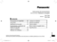 Page 3737
Instrucciones de funcionamiento
(Electrodoméstico) Afeitadora recargable
Modelo n.º ES‑LT5N
ES‑LT3N
Gracias por comprar este producto Panasonic.
Antes de poner esta unidad en funcionamiento, lea las instrucciones en su totalidad y guárdelas para su uso en el futuro.
Precauciones de seguridad 
...........38
Uso previsto ���������������������������������������������� 43
Identificación de las partes  ���������������������43
Funcionamiento y visualización del 
bloqueo de interruptor...