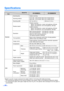 Page 3434
Specifications
Item
Model No.KV-S3065CLKV-S3065CW
ScannerScanning face Duplex scanning
Scanning methodFront side : CIS (Contact Type Color Image Sensor)
Back side : CIS (Contact Type Color Image Sensor)
Scanning width 227 mm (8.9 in.) 302 mm (11.9 in.)
Readout speedSimplex scanning :
Approx. 65 sheets/min. (Letter, fed lengthwise, 200 dpi)
Approx. 60 sheets/min. (A4, fed lengthwise, 200 dpi)
Duplex scanning :
Approx. 60 sheets/min. (Letter, fed lengthwise, 200 dpi)
Approx. 55 sheets/min. (A4, fed...