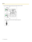 Page 423.
Move the reference plate lever (R) ( ) and the reference plate lever (F) ( ).
•
Move the levers to the color you want to change the background to. 42 Operating Manual
Operation1 2 1
2 White
Black  