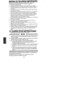 Page 34MEDIDAS DE SEGURIDAD IMPORTANTES
Cuando se usen aparatos el6ctricos, siempre deberdn seguirse las
precauciones de seguridad bdsica que incluyen lo siguiente:
1. Lea todas las instrucciones.2. No toque las superficies calientes. Use las agarraderas o manijas
3. Para protegerse contra los peligros el6ctricos, no sumerja el cable, los
enchufes y la Olla Arrocera, excepto la tapa y la cacerola, en agua u
otro liquido.4. La suoervisi6n de cerca es necesaria cuando cualquier aparato se use
por o cerca de los...