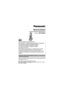 Page 1Gracias por adquirir un producto Panasonic.
Lea este manual de instalación antes de usar la unidad y guárdelo para 
consultarlo en el futuro.
Para obtener ayuda, visite nuestro sitio web:
http://www.panasonic.com/help para clientes de EE. UU. o Puerto 
Rico (sólo en inglés). Esta unidad es un auricular adici
onal compatible con la siguiente 
serie de teléfonos inalámbric os digitales Panasonic: 
KX-TG4011/KX-TG4021/KX-TG4031/KX-TG4051/
KX-TG4071/KX-TG6511/KX-TG6521/KX-TG6531/
KX-TG6541/KX-TG7531
Debe...