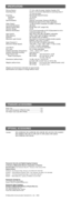 Page 11Pick-up Device: 771 (H) x 492 (V) pixels, Interline Transfer CCD
Scanning Area: 4.8 (H) x 3.6 (V) mm (Equivalent to scanning area of
1/3” pick-up tube)
Scanning: 525 lines/60 fields/30 frames
Horizontal: 15.734 kHz
Vertical: 59.94 Hz
Synchronization: Internal, Line-locked, External (VS/VBS) or 
Multiplexed Vertical Drive (VD2) selectable
Video Output: 1.0 V[p-p] NTSC composite 75 Ω/BNC connector
Horizontal Resolution: 480 lines
Signal-to-Noise Ratio: 50 dB (AGC OFF, weight ON)
Dynamic Range: 46 dB...