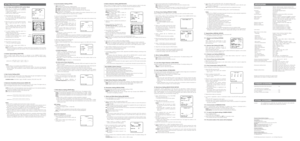 Page 2Pick-up device: 768 (H) x 494 (V) pixels, interline transfer CCD
Scanning area: 4.8 (H) x 3.6 (V) mm (Equivalent to scanning area of
1/3 pick-up tube)
Scanning: 525 lines/60 fields/30 frames
Horizontal: 15.734 kHz
Vertical: 59.94 Hz
Synchronization: Multiplexed vertical drive (VD2), Line-locked, 
VBS/ VS, or Internal
GEN LOCK input VBS/VS 1.0 V[P-P] composite 75 Ω/BNC connector
Video output: 1.0 V[P-P] NTSC composite 75 Ω/BNC connector
Resolution: Horizontal 480 lines (C/L Normal), 540 lines typ.,
520...