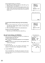 Page 1920
To Set a Display Position for a Preset ID
(1) Move the cursor to POSI and press the CAM (SET) key. The
display position set menu appears.
(2) Using the joystick, move the ID to the desired position on the
monitor screen, and press the MON (ESC) key. The display
position is set and the monitor screen returns to the preset ID
setting menu.
To Enter the Next ID without Returning to the Preset Setting
Menu
(1) In the preset ID setting menu, move the cursor to the top line
and select the desired position...