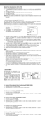 Page 8Manual Fine Adjustment for AWC (ATW)
You can set the white balance items manually.
1. To set MASK SET, proceed as described in steps 2 to 4 of “ALC mode with SUPER-D2
OFF.
2. Move the cursor to R.
3. Press I(L) or I(R) to obtain the optimum amount of red gain.
4. Move the cursor to B.
5. Press I(L) or I(R) to obtain the optimum amount of blue gain.
Note:When you need to set MASK SET, re-adjust to obtain the optimum amount of red and
blue gain.
8. Motion Detector Setting (MOTION DET)
The motion detector...