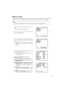 Page 2929
Basic operation
The following are descriptions of how to configure each setup item using the operation buttons
(refer to p. 10) on the camera. Setup using an optional system controller is also available.
Note: 
The illustrations below are the examples to be displayed on a video monitor.
1. Hold down the [SET] button for around 2 sec-
onds.
→The top page will be displayed.
2. Move the cursor onto END by press the
[UP] or [DOWN] button.
3. Press the [SET] button after moving the cur-
sor onto SETUP by...