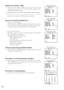 Page 2021
●Dwell Time (DWELL TIME)
•Move the cursor to DWELL TIME and set a dwell time by moving
the joystick to the right or left. The factory default setting is 10S.
Dwell time changes as follows:
S stands for second(s), and MIN stands for minute(s).
●Scene File Setting (SCENE FILE)
1. To set a scene file number
Move the cursor to SCENE FILE and select a scene file number (1
to 10, or OFF) by moving the joystick to the right or left. The facto-
ry default setting is OFF. No scene file is selected at OFF.
2....