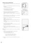 Page 42●Motion Detector (MOTION DET)
1. Display SET UP MENU on the monitor screen by referring to page
16.
2. Move the cursor to MOTION DET and select ON or OFF by using
the joystick.
The factory default setting is OFF.
3. If ON is selected, press the CAM (SET) key.
The MOTION DETECT menu appears.
You can mask the areas in this menu.
4. Move the cursor to MASK SET and press the CAM (SET) key.
48 mask areas appear on the monitor screen.
Refer to the Light Control Setting on page 37 for masking opera-
tions.
5....