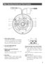 Page 99
Major Operating Controls and Their Functions
TOPLOCK
B.S BLCALC
ELC
D/N
ON
OFF
AF
MONITOR
q!3
!2
!1
!0
\b
i
u
w
\f
r
t
y
q
Video output connector
Composite video signals are transmitted.
If this unit is connected to the multiplex
unit, the multiplexed VD2 that is priori-
tized over INT is automatically selected. 
w AF switch [ONE PUSH AF]
Refer to the page 14.
\f Monitor output jack (RCA jack) 
[MONITOR]
Connects the LCD monitor and such
devices for checking images.
r Dip switch
Selects ON/OFF of light...