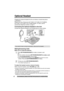 Page 4242For assistance, please visit http://www.panasonic.com/phonehelp
Plugging the optional headset into the unit allows a hands-free phone 
conversation.
Please use only a Panasonic KX-TCA60, KX-TCA86, KX-TCA88HA,
KX-TCA91, KX-TCA92 or KX-TCA98 headset. To order, call the 
accessories telephone number on page 2.
Connecting the Optional Headset to the Unit
Connect the optional headset to the headset jack as shown below.
Making/Answering Calls
Make sure to install the batteries.
1Press [SP-PHONE/HEADSET] to...