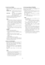 Page 30-30- (11) Auto Focus (AF MODE)
1. Move the cursor to AF MODE, and then tilt the
joystick left or right to select an auto-focus mode
setting.
MANUAL S.M.L :Activates auto-focus when the AF
button on the system controller is
pressed. 
AUTO S.M.L :Auto focus is used automatically
when PAN, TILT or ZOOM are
used in manual operation. 
The letters S (Small), M (Medium), and L (Large)
indicate the size of the auto-focus sensing area.  
The factory default setting is AUTO L.
Notes:
•The AUTO (S.M.L.) setting can...