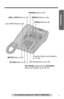 Page 7 
7  
Preparation
 
For assistance, please call: 1-800-211-PANA(7262)
MIC (Microphone) (p. 25, 28)Extension Buttons and Indicators
(p. 18, 46) [
R] (TONE) Button (p. 53)[DIAL LOCK] Button (p. 57)[PAUSE] Button (p. 52)
[REDIAL] Button (p. 26)
[PAGE] Button (p. 48)
[SP-PHONE (Speakerphone)/HEADSET] 
Button and Indicator (p. 25, 28, 61) [FLASH] Button (p. 53) [MUTE] Button (p. 52)
MIC (Microphone) (p. 25, 28)Extension Buttons and Indicators
(p. 18, 46) [
R] (TONE) Button (p. 53)[DIAL LOCK] Button (p....