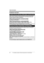 Page 54Useful Information
54
For assistance, please visit http://www.panasonic.com/phonehelp
Customer services
Useful information.fm  54 ページ  ２００９年１月２６日　月曜日　午前１０時２分 