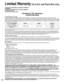 Page 6868
 Limited Warranty (for U.S.A. and Puerto Rico only)
PANASONIC CONSUMER ELECTRONICS COMPANY,
DIVISION OF
PANASONIC CORPORATION OF NORTH AMERICA
One Panasonic Way
Secaucus, New Jersey 07094
Panasonic LCD TelevisionLimited Warranty
Limited Warranty Coverage
If your product does not work properly because of a defect in materials \
or workmanship, Panasonic Consumer Electronics 
Company (referred to as “the warrantor”) will, for the length of\
 the period indicated on the chart below, which starts with the...