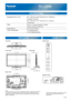 Page 70TC-L32E5
32 LCD HDTV
SPECIFICATIONS
DIMENSIONSJACKS
Top View
Front View
Back View
Note:
To make sure that the LCD TV fits the cabinet properly when a high degree of precision 
is required, we recommend that you use the LCD TV itself to make the necessary 
cabinet measurements. Panasonic cannot be responsible for inaccuracies i\
n cabinet 
design or manufacture. Specifications are subject to change without notice. 
Non-metric weights and measurements are 
approximate.
Side View
P120327
7.9 (200)
7.9...