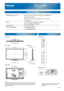 Page 73TC-L47E5
47 LCD HDTV
SPECIFICATIONS
DIMENSIONSJACKS
Top View
Front View
Back View
Note:
To make sure that the LCD TV fits the cabinet properly when a high degree of precision 
is required, we recommend that you use the LCD TV itself to make the necessary 
cabinet measurements. Panasonic cannot be responsible for inaccuracies i\
n cabinet 
design or manufacture. Specifications are subject to change without notice. 
Non-metric weights and measurements are 
approximate.
Side View
P120327
15.8 (400)
15.8...