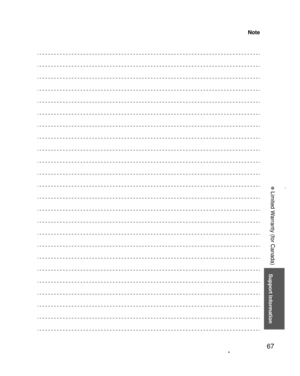 Page 6767
Support Information
Note
 Limited Warranty (for Canada)
UD@-@Y@FOH@JOECUD@-@Y@FOH@JOEC 
