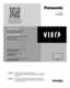 Page 1POWER
Owner’s Manual
32” Class 720p LCD HDTV
(31.5 inches measured diagonally)
Manual de usuario
Televisión de alta definición de 720p y 
clase 32” de LCD
(31,5 pulgadas medidas diagonalmente)
For assistance (U.S.A./Puerto Rico), please call:1-877-95-VIERA (958-4372)www.panasonic.com/help
For assistance (Canada), please call:1-866-330-0014concierge.panasonic.ca
Para solicitar ayuda (EE.UU./Puerto Rico), llame al:
1-877-95-VIERA (958-4372)www.panasonic.com/help
TQB2AC0093
Gracias por su decisión de...