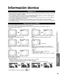 Page 4545
Preguntas
 frecuentes, etc.
 Información técnica
 Lista de clasificaciones para el bloqueo
Información técnica
Subtítulos (CC)
 Para ver los CC de las emisiones digitales, establezca la relación de\
 aspecto en COMP. (si está viendo con H-LLENO, 
JUSTO, ACERC o 4:3 faltarán caracteres).
 Los CC se pueden visualizar en el televisor si el receptor (receptor di\
gital multimedia o receptor de satélite) tiene los 
CC encendidos usando la conexión de componente o HDMI al televisor.
 Si los CC está...