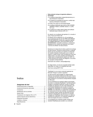 Page 32  Este producto incluye el siguiente software o 
tecnología:
  (1)  el software desarrollado independientemente por o 
para Panasonic Corporation,
  (2)  