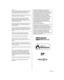 Page 61  Ce produit est autorisé en vertu de la licence 
d’utilisation du portefeuille de brevets AVC pour 
l’utilisation non commerciale à des fins personnelles 
par un consommateur en vue de (i) coder une vidéo 
conformément à la norme AVC (« AVC Video ») 
et(ou) (ii) décoder une vidéo AVC codée par un 
consommateur dans le cadre d’une activité non 
commerciale à des fins personnelles et(ou) obtenue 
d’un fournisseur de vidéos autorisé à fournir des 
vidéos AVC. Aucune licence n’est consentie pour 
toute...