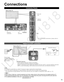 Page 1211
  Connections
Connection Panels
VHF/UHF Antenna•  NTSC (National Television System Committee):
ATSC (Advanced Television Systems Committee):
Digital TV Standards include digital high-definition television (HDTV), standard-definition television 
(SDTV), data broadcasting, multi-channel surround sound audio and interactive television.
   
Antenna or Cable connection
 
Cable  ●You need to subscribe to a cable TV service to enjoy viewing their programming.  ●You may need to subscribe to a high-definition...