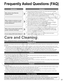 Page 1817
Questions Answers
Care and Cleaning
First, unplug the Power cord plug from the wall outlet.
Display panel
The front of the display panel has been specially treated. Wipe the panel surface gently using only a cleaning cloth or a soft, lint-
free cloth.
  If the surface is particularly dirty, after cleaning up the dust, soak a soft, lint-free cloth in diluted, mild liquid dish soap (1 part 
mild liquid dish soap diluted by 100 times the amount of water), and then wring the cloth to remove excess liquid....