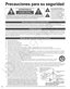 Page 34
  Precauciones para su seguridad
  
ADVERTENCIA
NO ABRIR, RIESGO
DE CHOQUE ELECTRICO
  
ADVERTENCIA: Para reducir el riesgo de sufrir una descarga eléctrica, no retire 
la cubierta ni el panel posterior. En el interior no hay piezas que deba reparar el 
usuario. Solicite las reparaciones al personal de servicio calificado.
El rayo con punta de flecha dentro de un 
triángulo equilátero tiene la finalidad de avisar 
al usuario de que hay piezas en el interior del 
producto que si las tocan las personas...