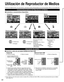 Page 2222
Información de medios
 Inserción o retiro de una tarjeta SD/Memoria flash USB
 Tarjeta SDMemoria flash  USB
  Inserte la tarjeta
Inserte la tarjeta SD con la 
etiqueta orientada de frente.
Superficie de 
la etiqueta
Empuje hasta oír un ruido seco
Recorte
  Retire la tarjeta
Pulse 
ligeramente 
sobre la tarjeta  SD y luego suéltela.
  Inserte el dispositivo  Retire el dispositivo
Insértelo en forma rectaRetírelo en forma recta
  Tarjetas que pueden utilizarse (capacidad máxima): 
Tarjeta SDXC (64 GB),...