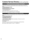 Page 2120
  Customer Services Directory (for U.S.A. and Puerto Rico)
Customer Services Directory (United States and Puerto Rico)
Obtain Product Information and Operating Assistance; locate your nearest Dealer or Service Center; 
purchase Parts and Accessories; or make Customer Service and Literature requests by visiting our Web 
Site at:
http://www.panasonic.com/help
or, contact us via the web at:
http://www.panasonic.com/contactinfo
You may also contact us directly at:
1-877-95-VIERA (958-4372)
Monday-Friday 9...