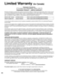 Page 6666
 Limited Warranty (for Canada)
Panasonic Canada Inc.
5770 Ambler Drive, Mississauga, Ontario L4W 2T3
PANASONIC PRODUCT – LIMITED WARRANTY
Panasonic Canada Inc. warrants this product to be free from defects in m\
aterial and workmanship under normal use and 
for a period as stated below from the date of original purchase agrees t\
o, at its option either (a) repair your product with 
new or refurbished parts, (b) replace it with a new or a refurbished e\
quivalent value product, or (c) refund your...