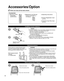 Page 66
Accessories/Option
Check you have all the items shown.
Accessories
□ Remote Control 
Transmitter
• EUR7613ZF0
□ Batteries for the Remote
Control Transmitter 
(2)
• AA Battery
□ Operating Instructions
□ Product Registration Card
(U.S.A.)
□ Customer Care Plan Card
(U.S.A.)
Installing remote’s batteries
push
slide open
close
Note the correct
polarity (+ or -).
• Incorrect installation may cause battery leakage and corrosion, 
resulting in damage to the remote control unit.
• Do not mix old and new...