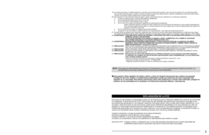 Page 545
ADVERTENCIA:  Para reducir el riesgo de sufrir una descarga eléctrica, 
no retire la cubierta ni el panel posterior. En el interior no hay piezas que 
deba reparar el usuario. Solicite las reparaciones al personal de servicio 
calificado.
ADVERTENCIA
NO ABRIR, RIESGO 
DE CHOQUE ELECTRICO
CABLE PRINCIPAL
A TIERRA
UNIDAD DE 
DESCARGA
A TIERRA (SECCIÓN
NEC 810-20)
CONDUCTORES A
TIERRA (SECCIÓN NEC
810-21)
ABRAZADERAS A TIERRA
SERVICIO DE ENERGIA DEL SlSTEMA DE 
ELECTRODOS A TIERRA
(ART. 250 NEC. PARTE H)...