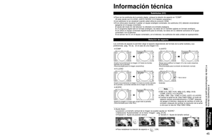 Page 454445
Preguntas 
frecuentes, etc.
 Información técnica
 Lista de clasificaciones para el bloqueo
NoCONTIENE PROGRAMAS SIN RESTRICCIONES Y PROGRAMAS NA (NO APLICABLES). Las películas no tienen restricciones 
ó las restricciones no son aplicables.
GPÚBLICO EN GENERAL. Se admiten a todos los públicos.
PGSE SUGIERE LA SUPERVISIÓN DE LOS PADRES. Algún material puede no ser apropiado para los niños.
PG-13SE RECOMIENDA ENCARECIDAMENTE LA SUPERVISIÓN DE LOS PADRES. Algún material puede no ser apropiado para los...