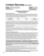 Page 5454
Limited Warranty Coverage
If your product does not work properly because of a defect in materials or workmanship, Panasonic Consumer 
Electronics Company or Panasonic Puerto Rico, Inc.(collectively referred to as “the warrantor”) will, for the length 
of the period indicated on the chart below, which starts with the date of original purchase (“warranty period”), at
its option either (a) repair your product with new or refurbished parts, or (b) replace it with a new or a refurbished
product. The...