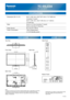 Page 23TC-55LE54
55 LCD HDTV
SPECIFICATIONS
DIMENSIONSJACKS
Top View
Front View
Back View
Note:
To make sure that the LCD TV fits the cabinet properly when a high degree of precision 
is required, we recommend that you use the LCD TV itself to make the necessary 
cabinet measurements. Panasonic cannot be responsible for inaccuracies i\
n cabinet 
design or manufacture. Specifications are subject to change without notice. 
Non-metric weights and measurements are 
approximate.
Side View
P120402
15.8 (400)
15.8...