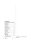 Page 32English
Contents
Safety Precautions ······························ 4
Setting Up the TV ································ 8
Connecting the TV ······························ 10
First Time Setup ································· 12
Operating the TV ································ 13
Watching External Inputs ····················· 15
Favorite Channels ······························ 15
Using Media Player····························· 16
Using the Menu Functions ···················· 18
Auto Program...