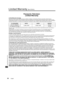 Page 30Limited Warranty (for U.S.A.)
30English
Limited Warranty (for U.S.A.)Cu
(for 
Obtai
and A
http:/
or, co
http:
/
  ■Fo
Purc
h
http:/
or, se
npcp
a
You m
1-800
Panas
20421
Kent, 
(We 
A
  ■Fo
 
Panasonic Television
Limited Warranty
Limited Warranty CoverageIf your product does not work properly because of a defect in materials or workmanship, Panasonic Corporation of North America 
(referred to as “the warrantor”) will, for the length of the period indicated on the chart below, which starts with the date...
