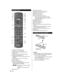 Page 14  Remote Control
 
 
               
             
  1
  2
  3
10  9   8   7   6   5   4
12 1120 19 18 17 16 15 14 13
27 26 25 24 23 22 21
  1 
Switches surround sound setting
  2 
Switches TV On or Off (Standby)
  3 
Operates the Favorite channel list function
  4 
Displays Menu
  5 
Displays or removes the information banner
  6 
Displays Apps (application) list
  7 
Displays Option Menu for special functions (when 
available)
  8 
Colored buttons (used for various functions)
 
9 
Volume up/down 
10...