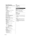 Page 20   
Specifications
 
Display Panel
 
Panel System
  LCD panel with LED backlight
  Refresh Rate
  60 Hz
  Screen size
  50 ” class (49.5 inches measured diagonally)
  W × H × Diagonal
  43.1 ” × 24.2 ” × 49.5 ” 
(1,096 mm × 616 mm × 1,257 mm)
  Number of pixels
  3,840 × 2,160
 
Speaker Output
 
20 W [10 W + 10 W]
 
Channel Capability (Digital/Analog)
 
VHF/ UHF: 2 - 69, CATV: 1 - 135
 
Operating Conditions
 
Temperature:  32 °F - 95 °F (0 °C - 35 °C)
  Humidity:  20 % - 80 % RH (non-condensing)...