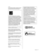 Page 49  Ce produit est autorisé en vertu de la licence 
d’utilisation du portefeuille de brevets AVC pour 
l’utilisation non commerciale à des fins personnelles 
par un consommateur en vue de (i) coder une vidéo 
conformément à la norme AVC (« AVC Video ») 
et(ou) (ii) décoder une vidéo AVC codée par un 
consommateur dans le cadre d’une activité non 
commerciale à des fins personnelles et(ou) obtenue 
d’un fournisseur de vidéos autorisé à fournir des 
vidéos AVC. Aucune licence n’est consentie pour 
toute...